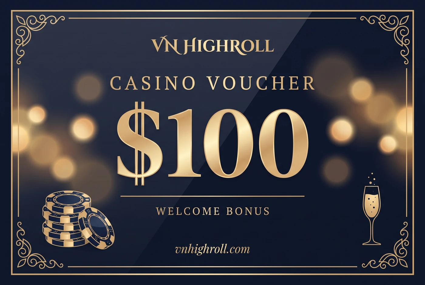 VN 하이롤 $100 카지노 웰컴 바우처